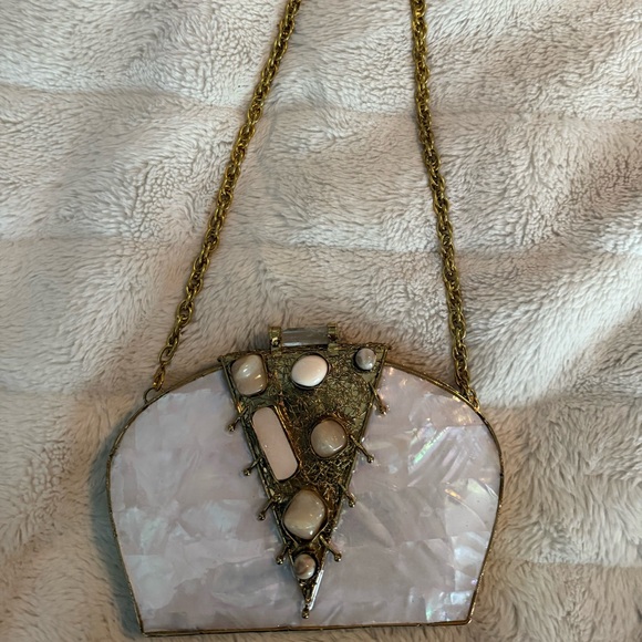 Ramla La Perle Handbag New $365 MSRP 🐚 - Picture 7 of 13